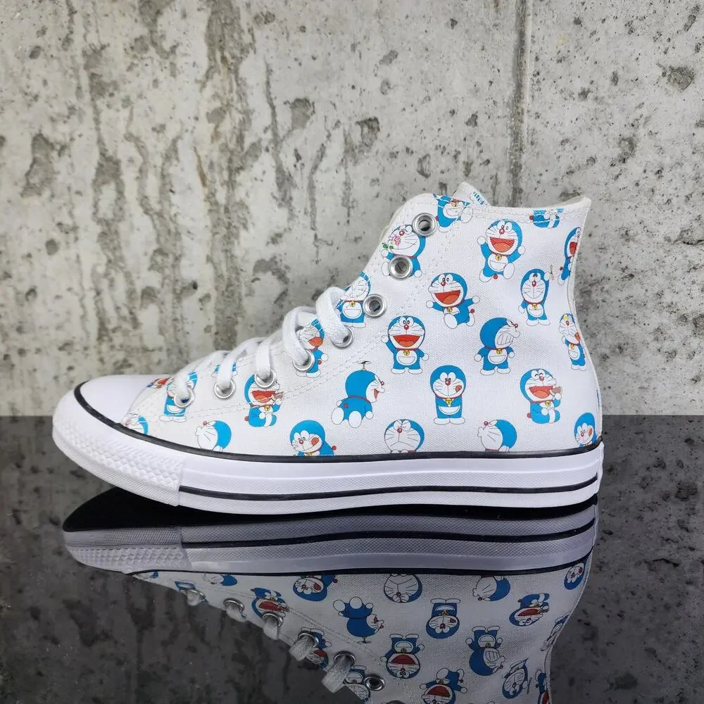 Converse x Doraemon Chuck Taylor All Star Hi Men's 8.5 White A15791C